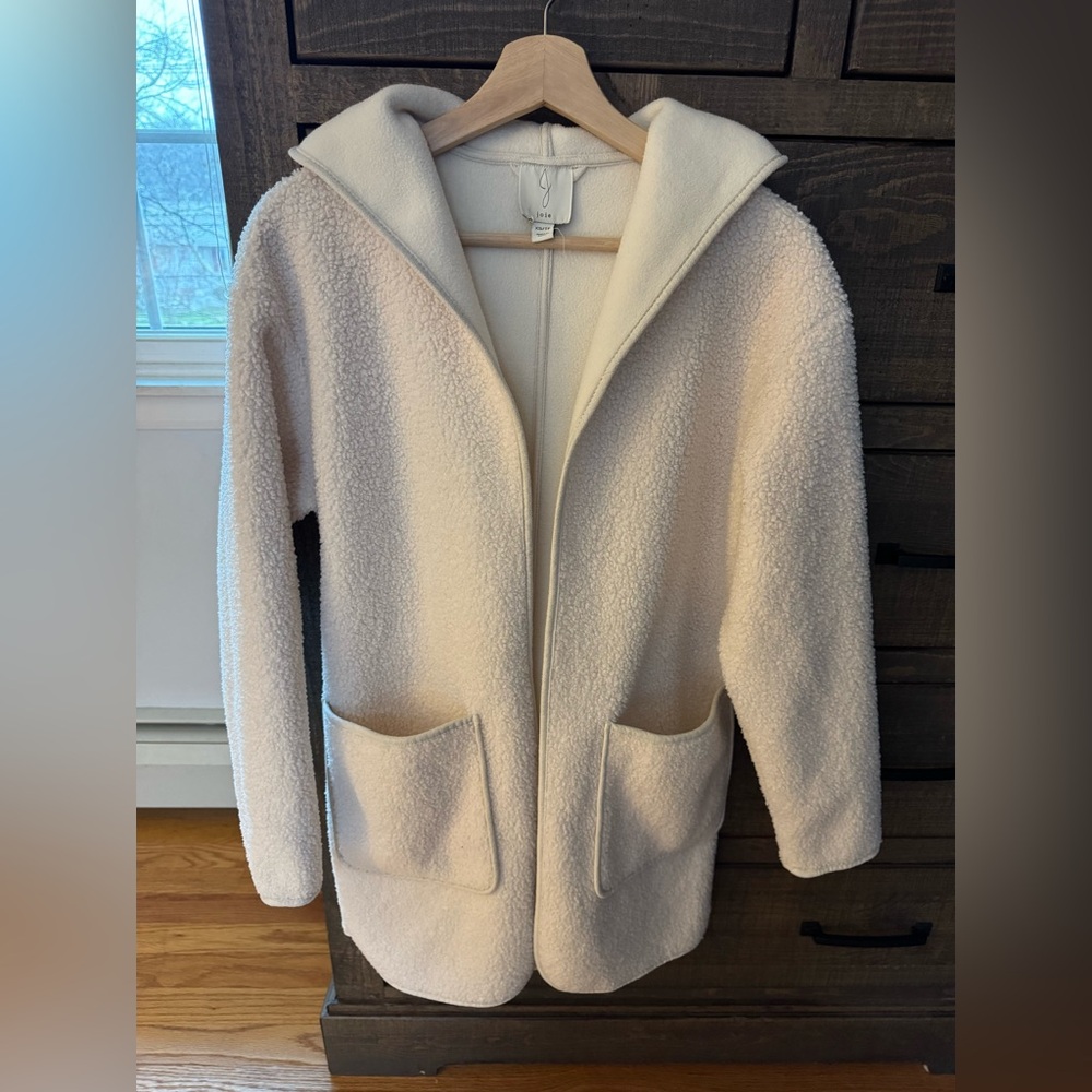 Joie Cream Teddy Jacket